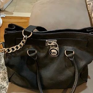 Black satchel Michael Kors